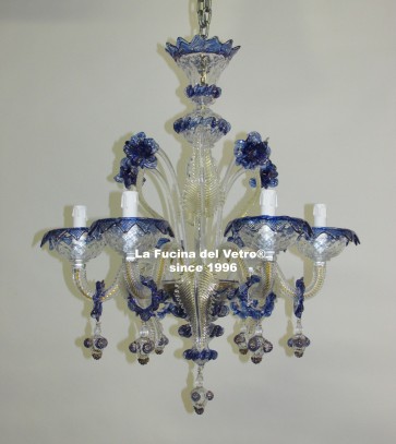 "CLASSIC PENDANTS GOLD VERS.2" Murano glass chandelier