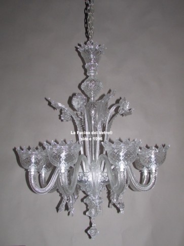 "BASIC CLASSIC" Murano glass chandelier