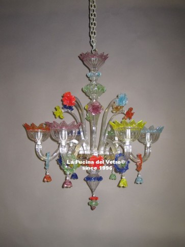 Murano glass chandelier  "GLUTTONY" 