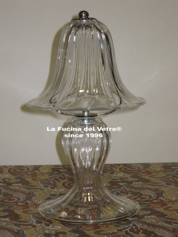 Murano glass bedside lamp "PASTORAL" 