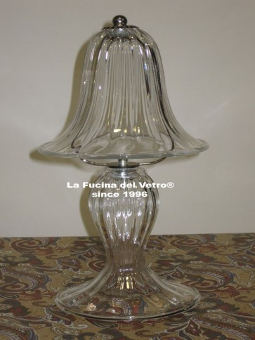 Murano glass bedside lamp "PASTORAL" 