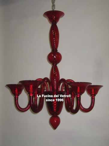  "MODERN LINE" Murano glass chandelier