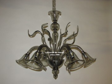 "SPEARS TWISTED" Murano glass chandelier