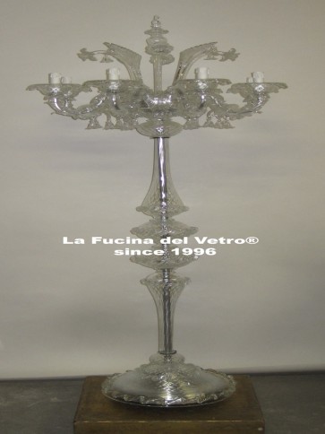 "REZZONICO" Murano glass floor lamp