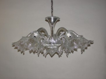 "ALL ARMS CLASSIC" Murano glass ceiling light