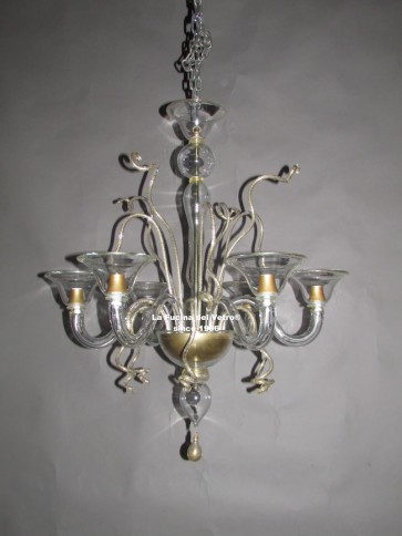 "VARIGOLA GOLD" Murano glass chandelier