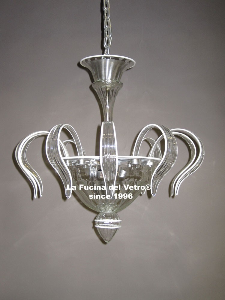 Murano Glass Ceiling Light Spears