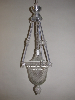 "CESENDELLO" Murano glass lantern