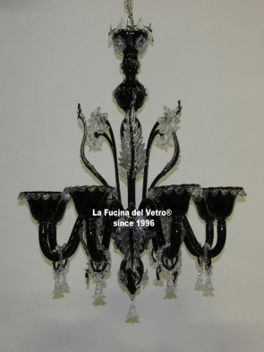 Murano glass chandelier "WRATH" 