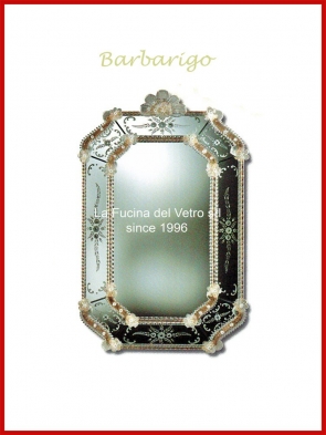 Murano glass mirror "BARBARIGO"
