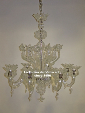 Murano glass chandelier "ONION" 