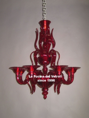  "SPEARS CIMIERO" modern Murano glass chandelier