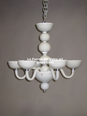 "MODERN ALL SPHERES" Murano glass chandelier 