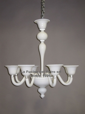  "MODERN PASTORAL COLORED SMOOTH VERS.2" Murano glass chandelier