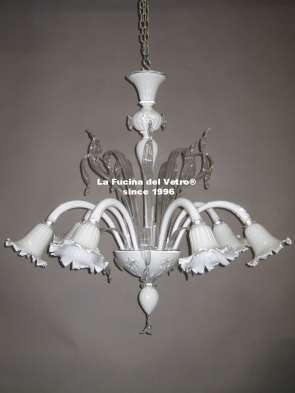  "SETA COLORED" Murano glass chandelier