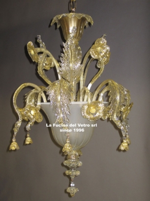 Murano glass ceiling light "QUEEN"