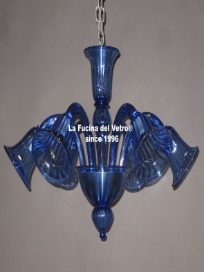 Murano glass ceiling lamp "ALL ARMS" 