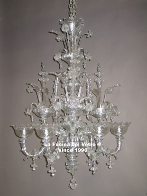Murano glass chandelier "REZZONICO"
