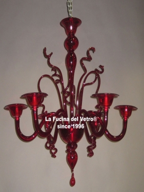 "VARIGOLA COLORED VERS.4" Murano glass chandelier 
