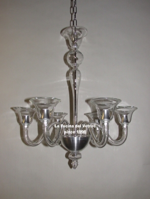 "MODERN SPEARS" Murano glass chandelier