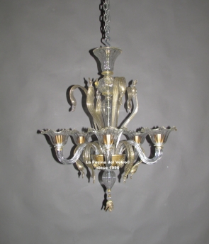 "SILK TG" Murano glass chandelier