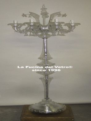 "REZZONICO" Murano glass floor lamp