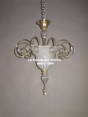 Murano glass ceiling light "PASTORAL" 