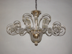 "PASTORAL JELLYFISH" Murano glass ceiling light