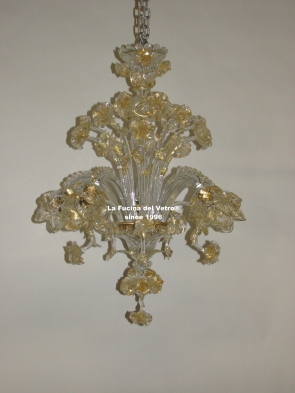 "ROSE GARDEN VERS.5" Murano glass chandelier