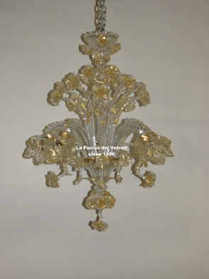 "ROSE GARDEN VERS.5" Murano glass chandelier