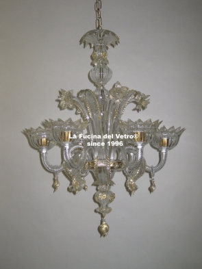 "SQUAD" Murano glass chandelier