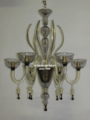 "VAN HELSING" Murano glass chandelier
