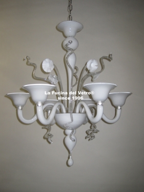 "VARIGOLA STYLIZED" Murano glass chandelier