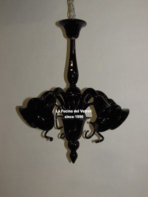 "VARIGOLA LIGHTS DOWN COLORED" Murano glass chandelier