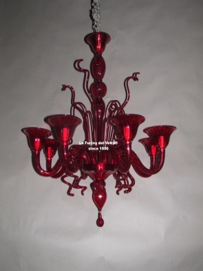 "VARIGOLA COLORED VERS.2" Murano glass chandelier