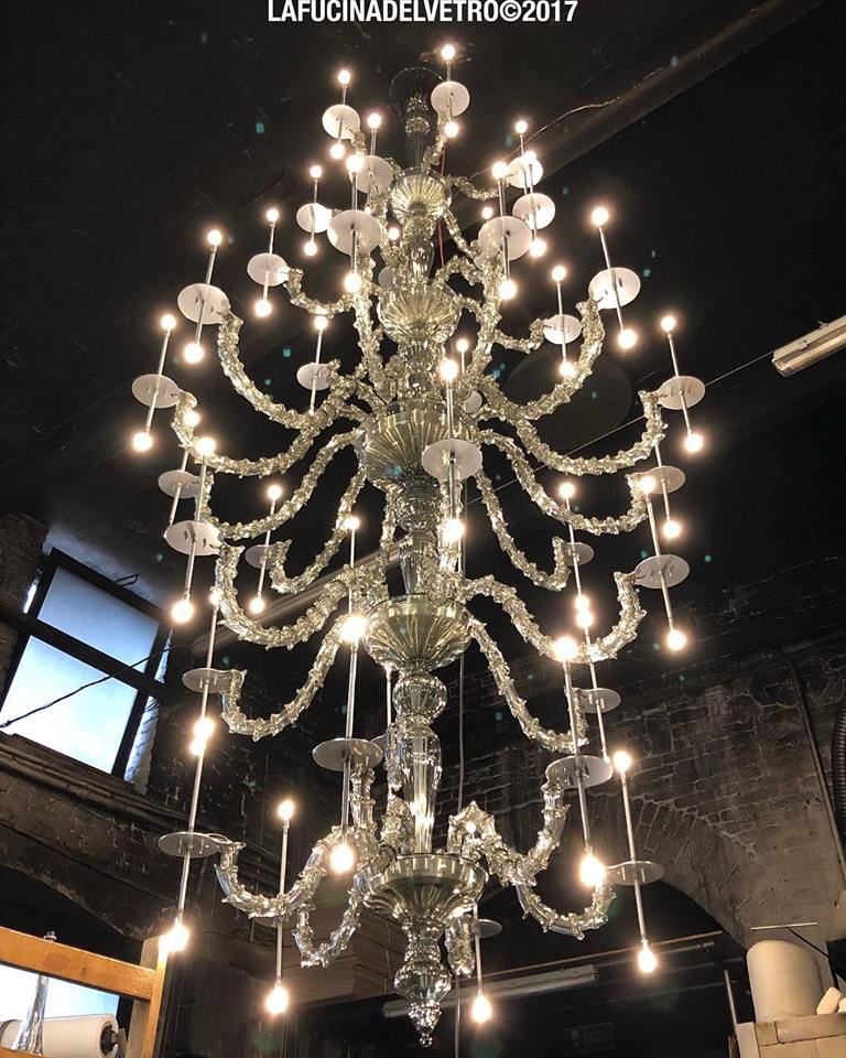 Bebe Modern Murano chandelier